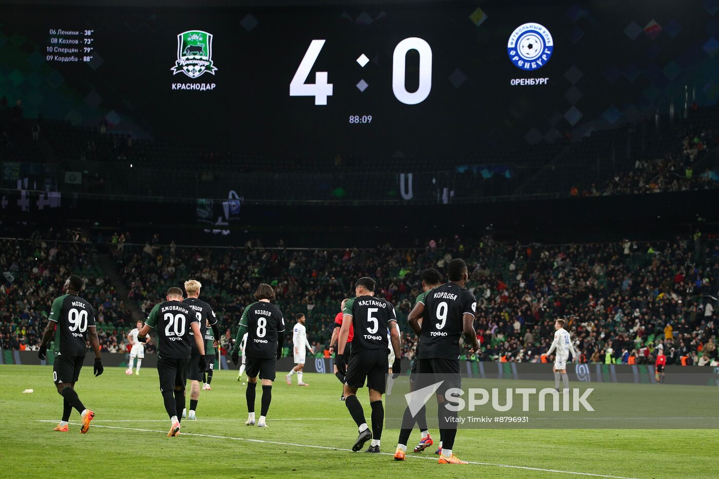 Russia Soccer Premier-League Krasnodar - Orenburg