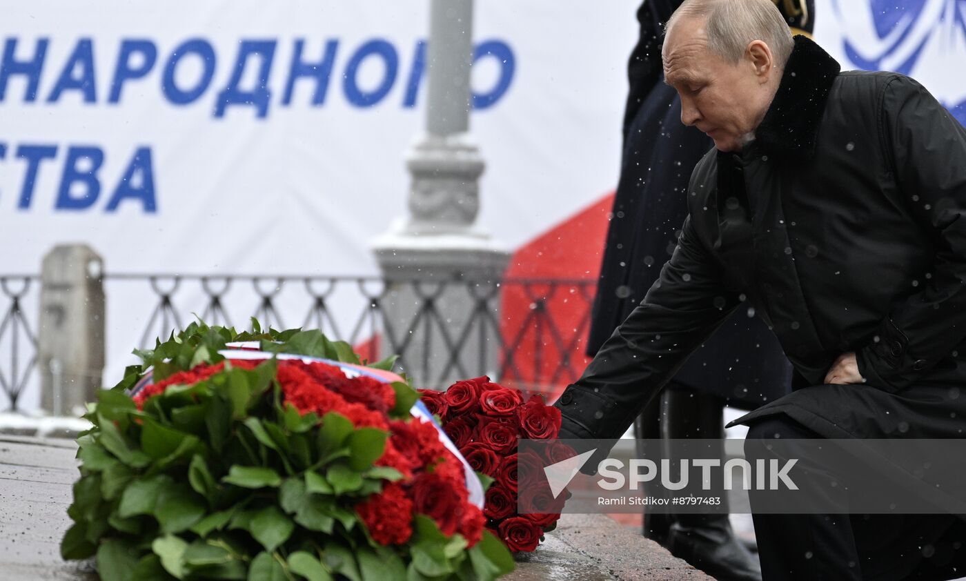 Russia Putin Unity Day