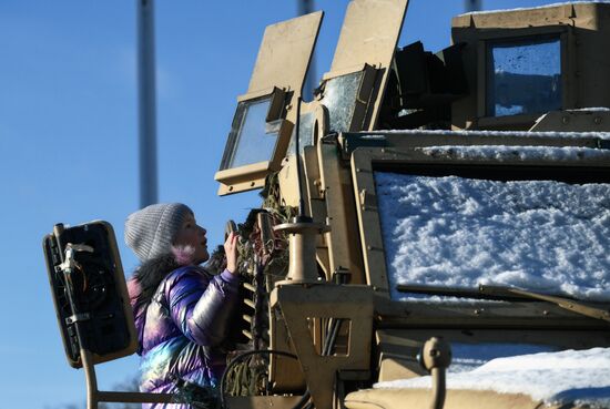 Russia Ukraine Captured Military Equipment Exhibition