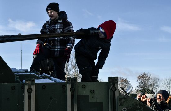 Russia Ukraine Captured Military Equipment Exhibition