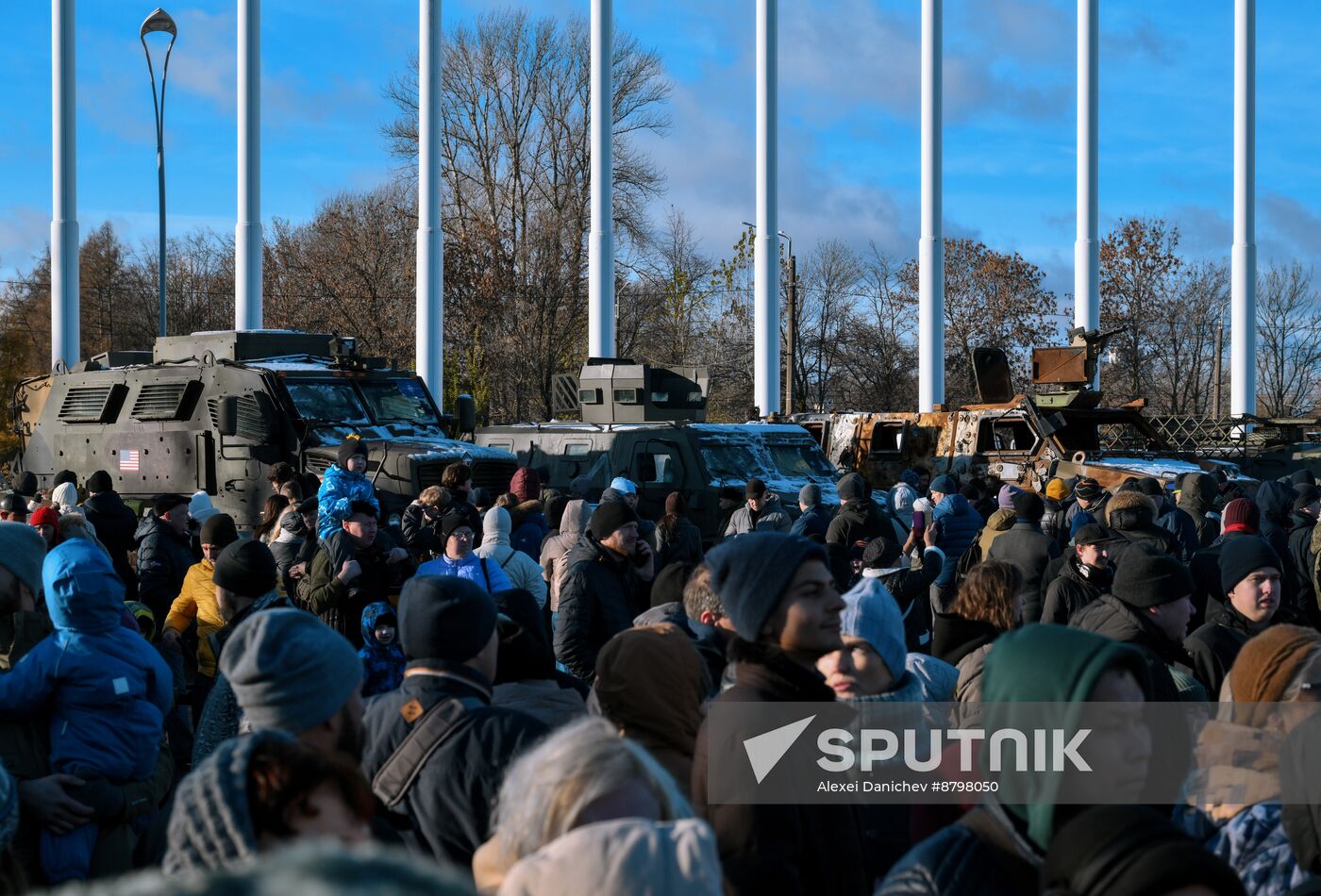 Russia Ukraine Captured Military Equipment Exhibition