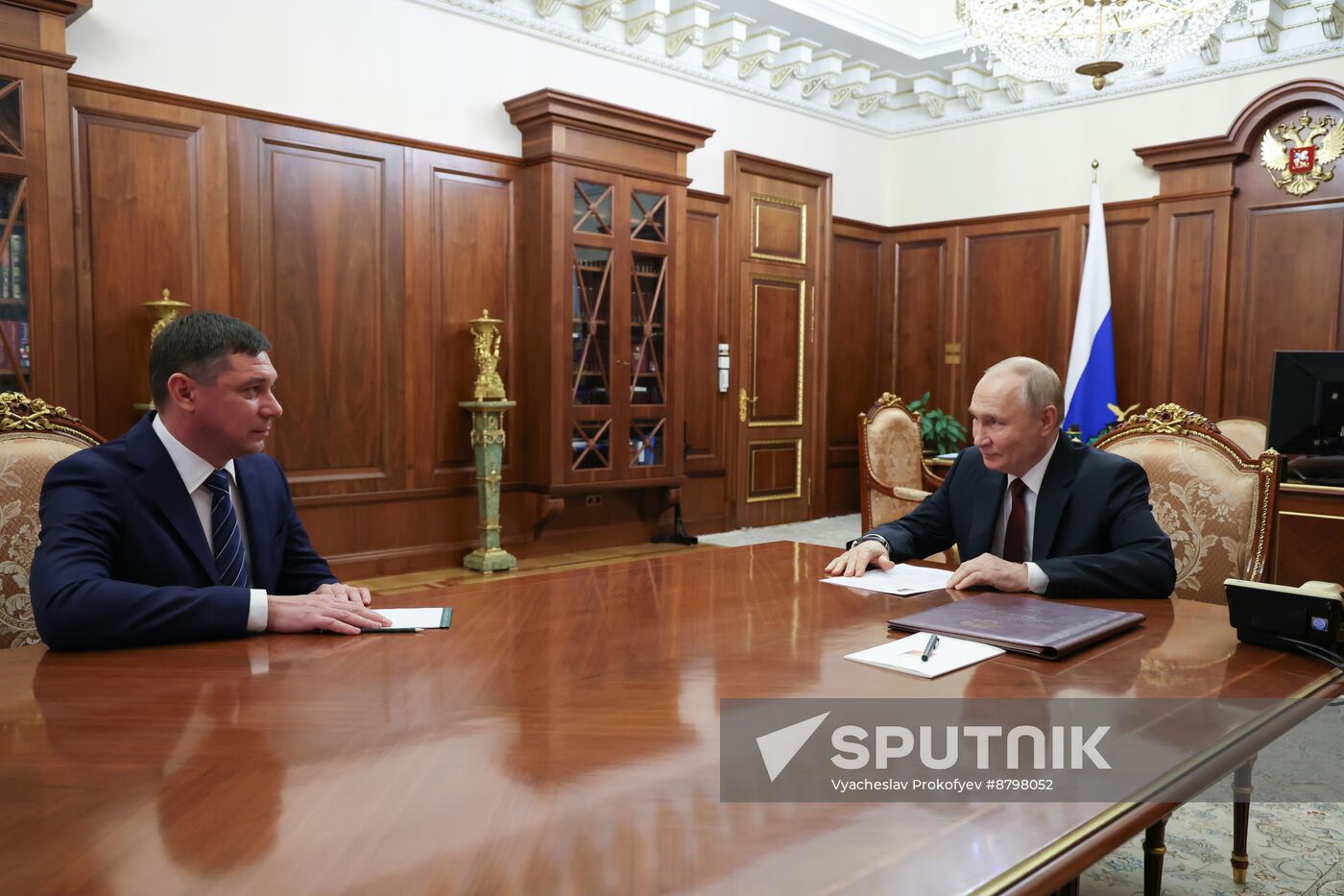Russia Putin Tambov Region Governor