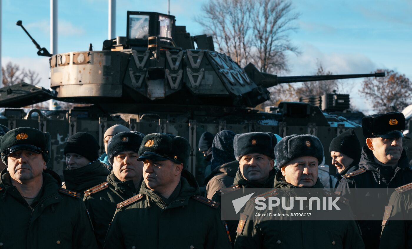 Russia Ukraine Captured Military Equipment Exhibition