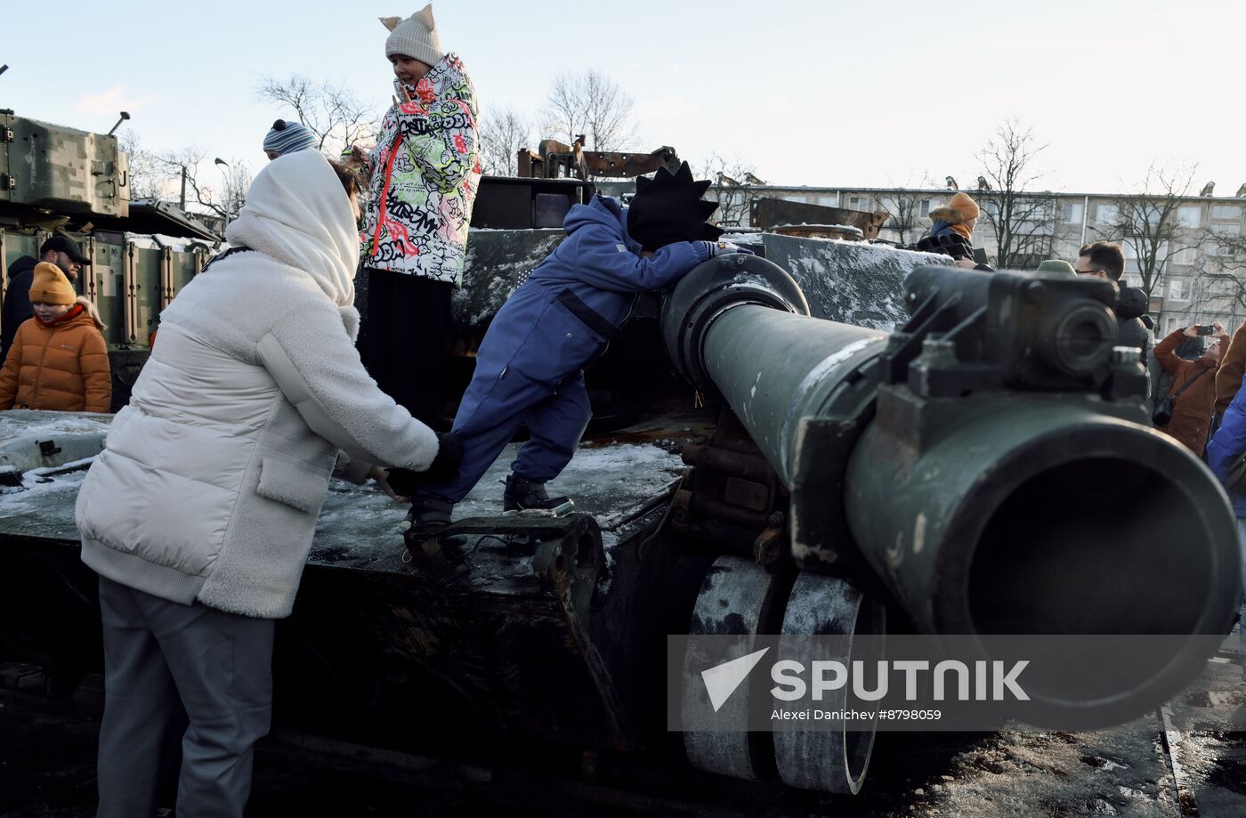 Russia Ukraine Captured Military Equipment Exhibition