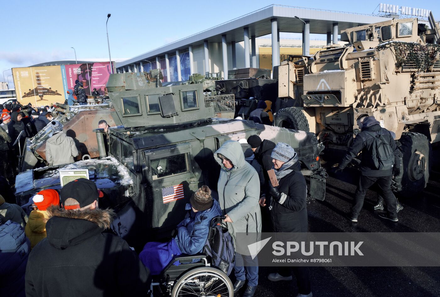 Russia Ukraine Captured Military Equipment Exhibition