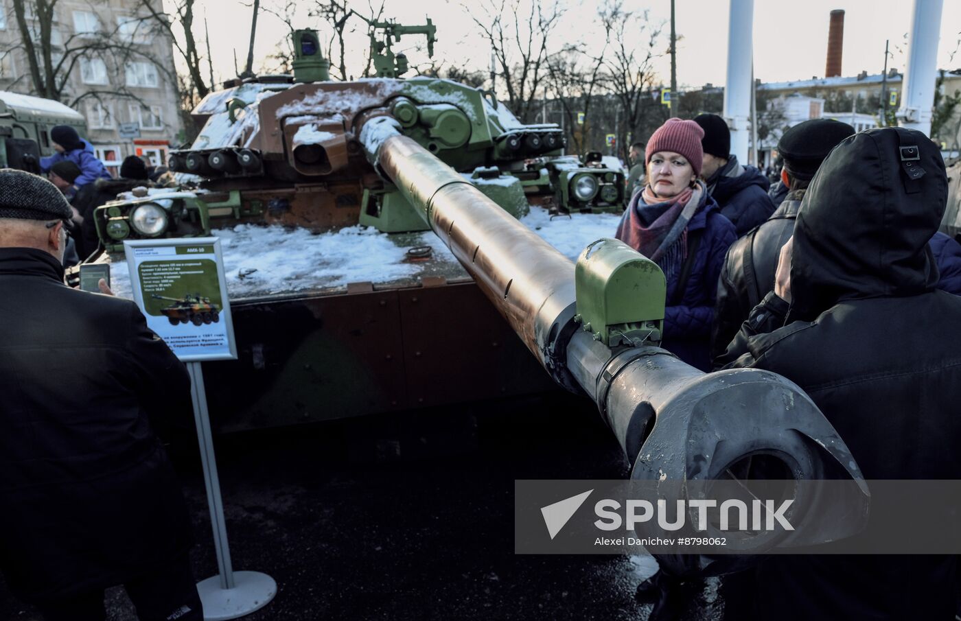 Russia Ukraine Captured Military Equipment Exhibition