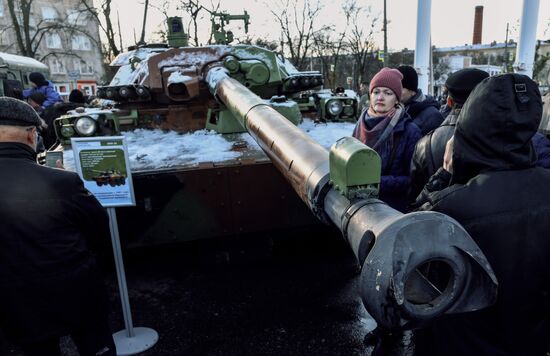 Russia Ukraine Captured Military Equipment Exhibition