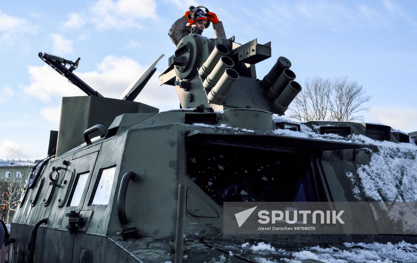 Russia Ukraine Captured Military Equipment Exhibition