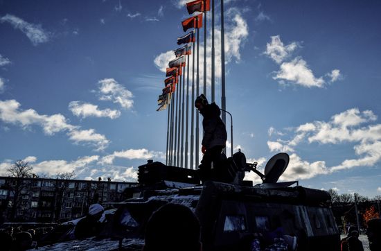 Russia Ukraine Captured Military Equipment Exhibition