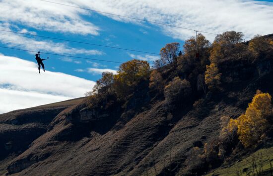 Russia Tourism Karachay-Cherkessia Alikonovskoye Gorge