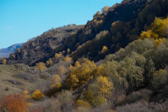 Russia Tourism Karachay-Cherkessia Alikonovskoye Gorge