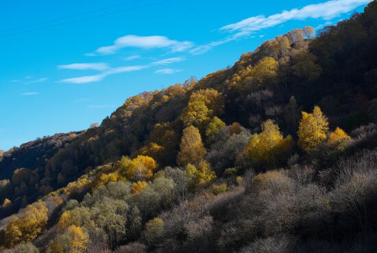 Russia Tourism Karachay-Cherkessia Alikonovskoye Gorge