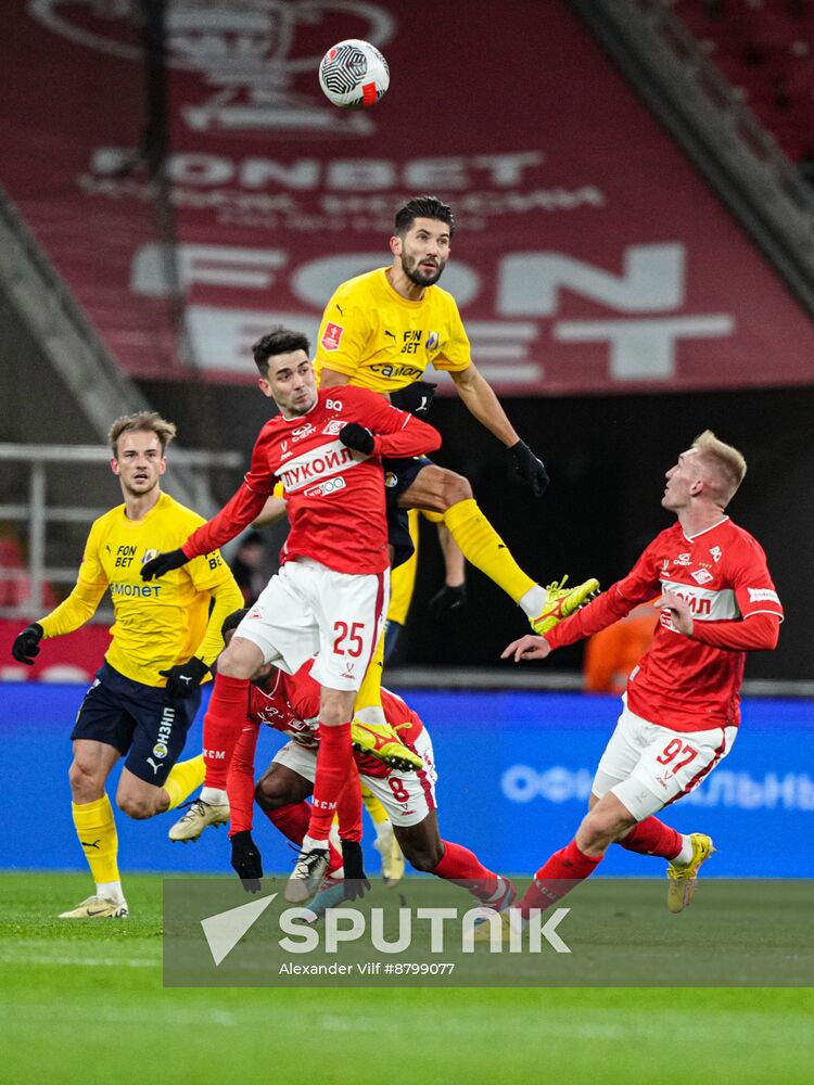 Russia Soccer Cup Spartak - Rostov