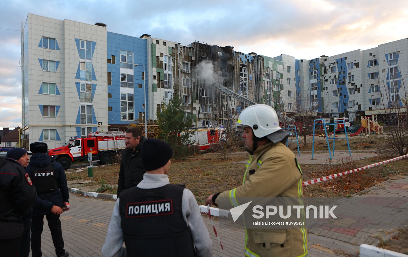 Russia Belgorod Drone Attack