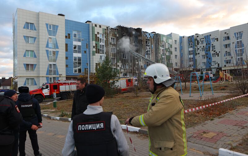 Russia Belgorod Drone Attack