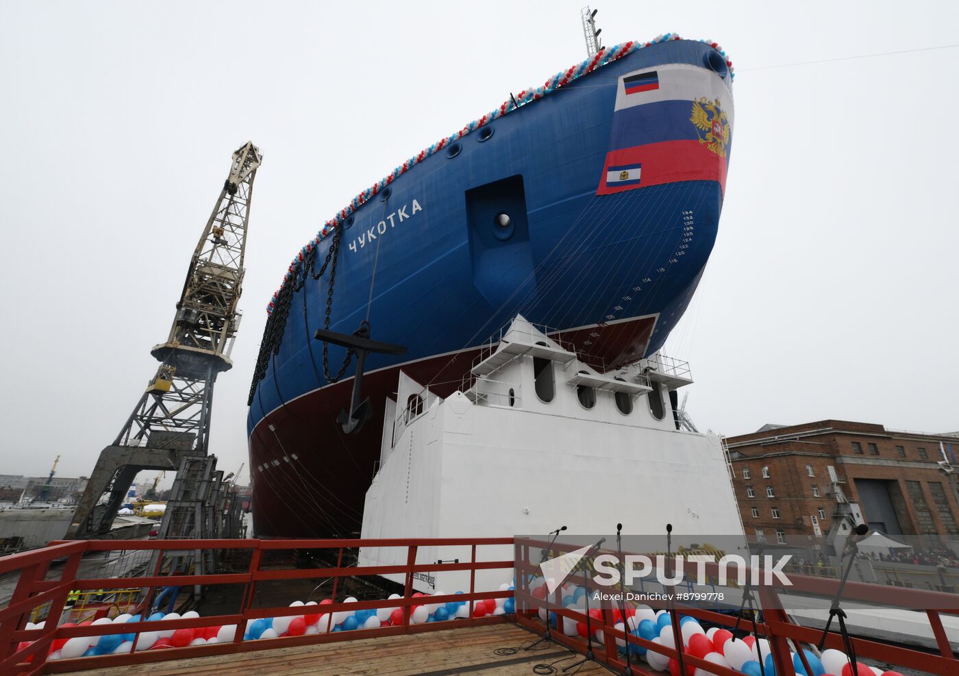 Russia Chukotka Nuclear Powered Icebreaker