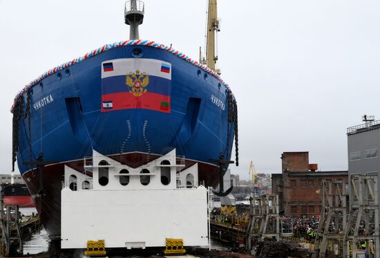 Russia Chukotka Nuclear Powered Icebreaker