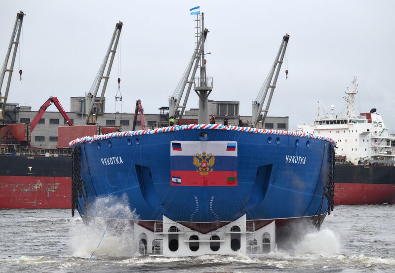 Russia Chukotka Nuclear Powered Icebreaker