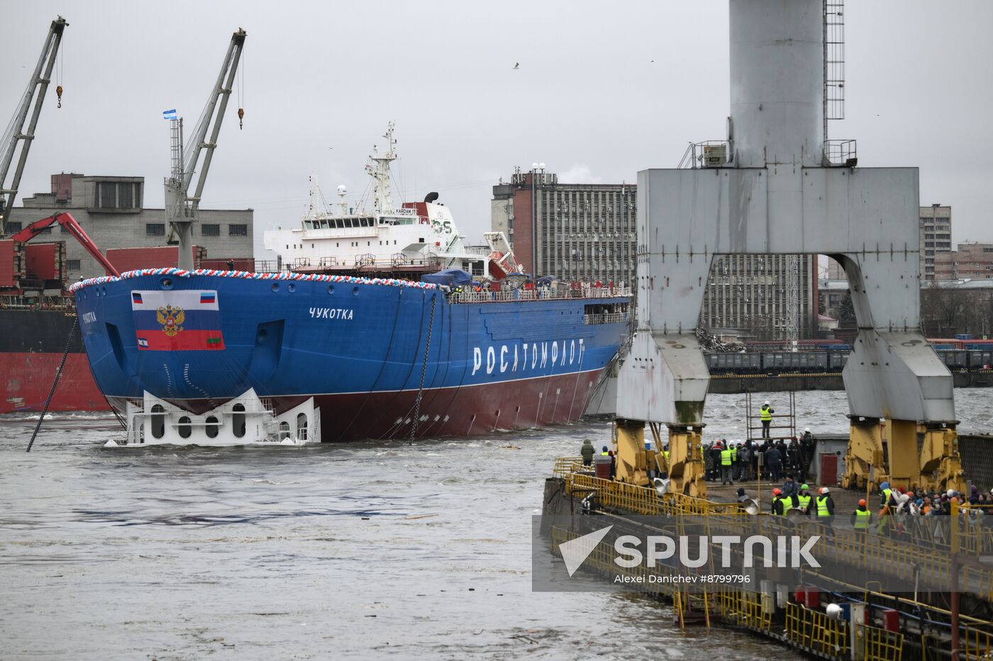 Russia Chukotka Nuclear Powered Icebreaker