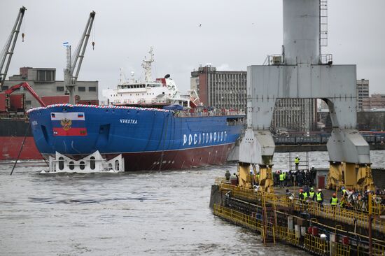 Russia Chukotka Nuclear Powered Icebreaker