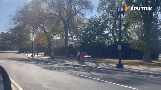 Situation in the center of Washington calm after presidential election