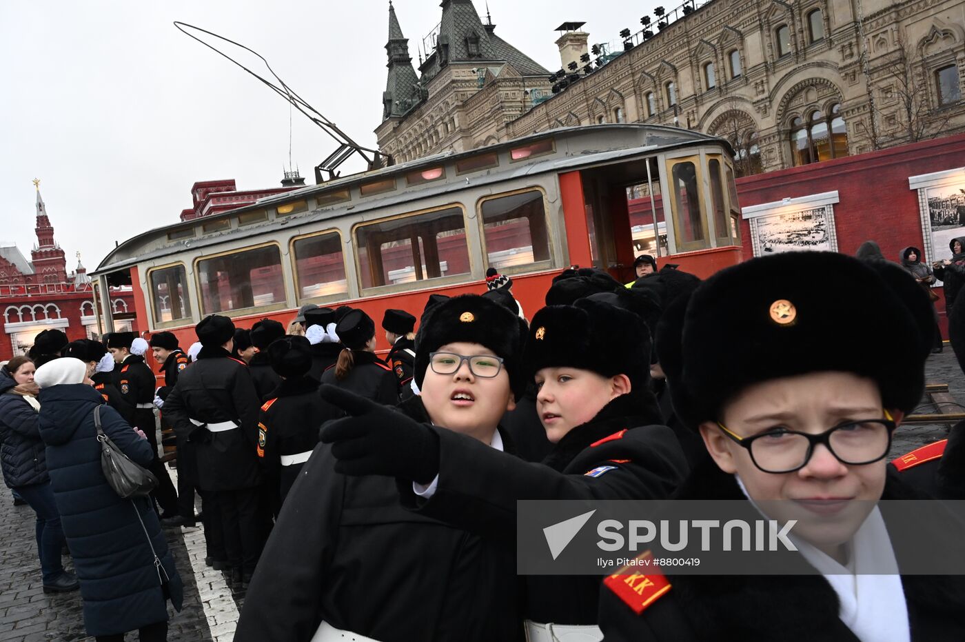 Russia WWII Historical Parade Anniversary Exhibition