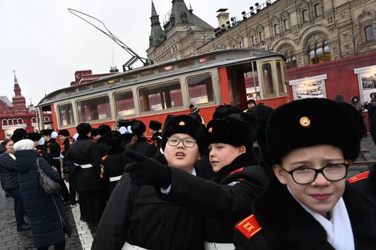 Russia WWII Historical Parade Anniversary Exhibition