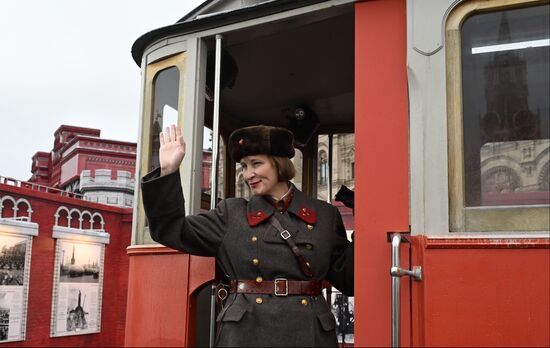 Russia WWII Historical Parade Anniversary Exhibition