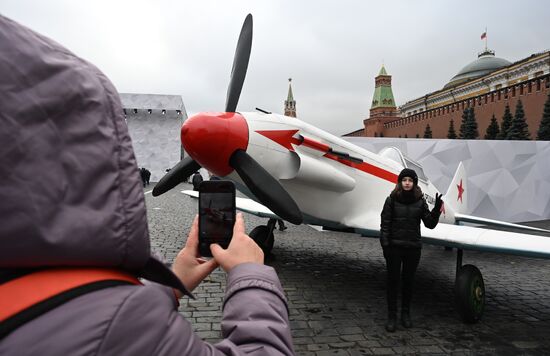 Russia WWII Historical Parade Anniversary Exhibition