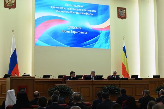 Russia Rostov Region Acting Governor