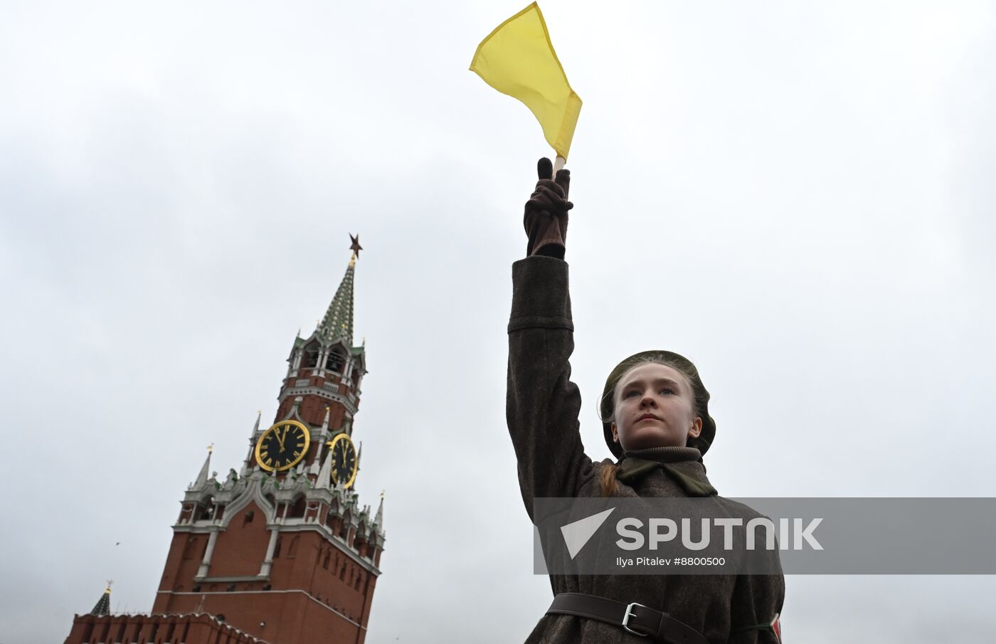 Russia WWII Historical Parade Anniversary Exhibition