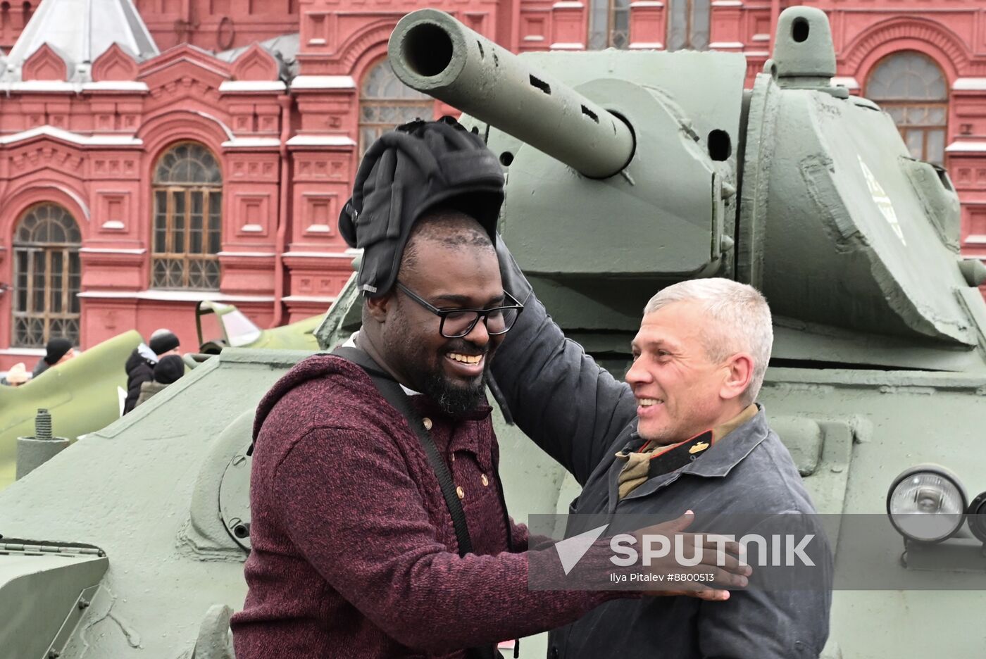 Russia WWII Historical Parade Anniversary Exhibition