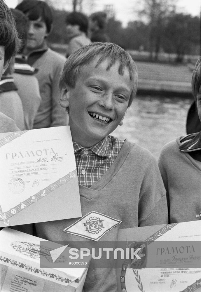 Traditional Ostankino Junior League Sailing Regatta