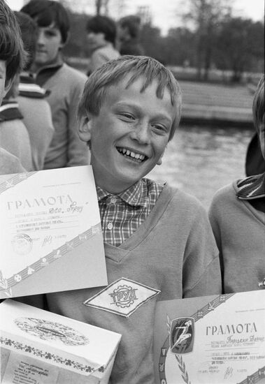 Traditional Ostankino Junior League Sailing Regatta