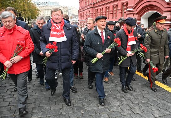 Russia October Revolution Anniversary