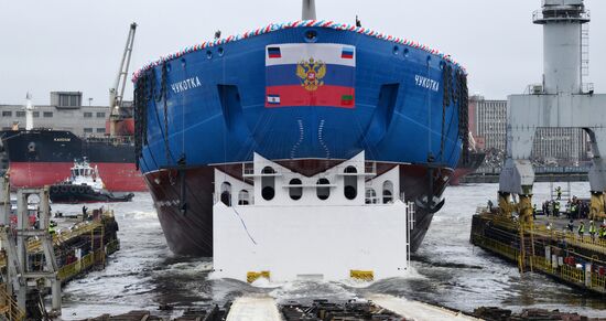 Russia Chukotka Nuclear Powered Icebreaker