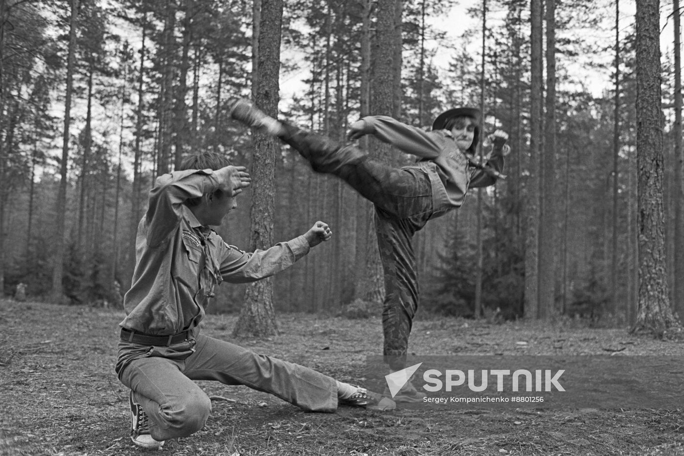 Youth scout camp near St. Petersburg