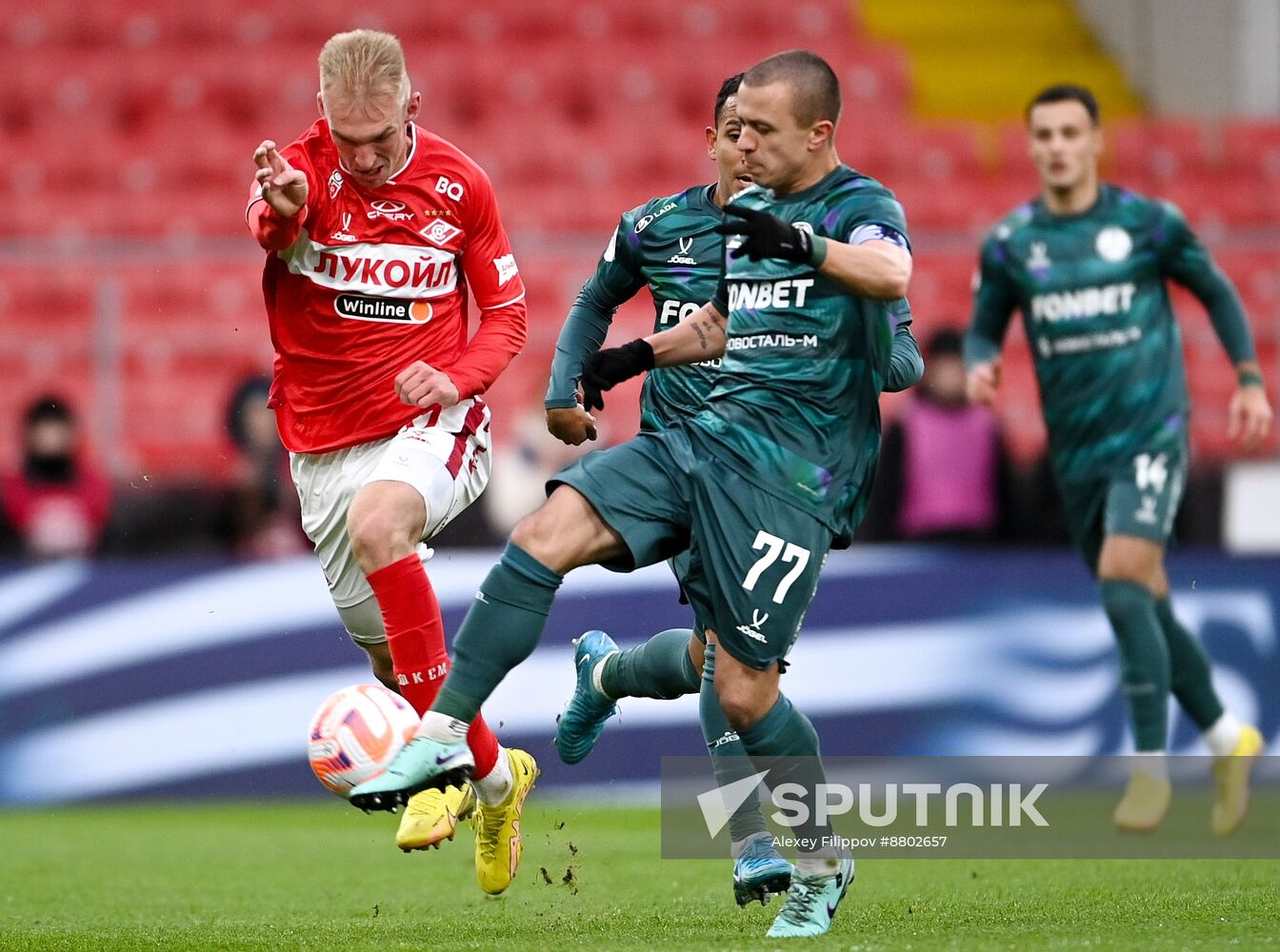 Russia Soccer Premier-League Spartak - Akron