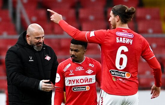 Russia Soccer Premier-League Spartak - Akron