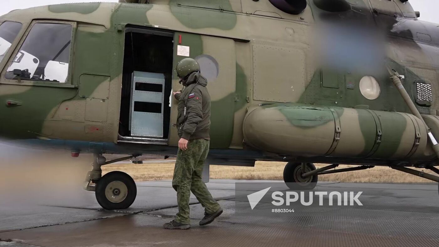 Russia Ukraine Helicopter Hijacking