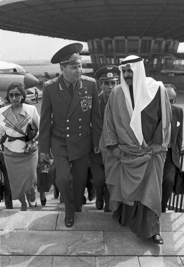Salem Sabah As-Salem As-Sabah's visit to USSR