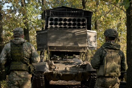 Russia Ukraine Military Operation Flamethrower Systems