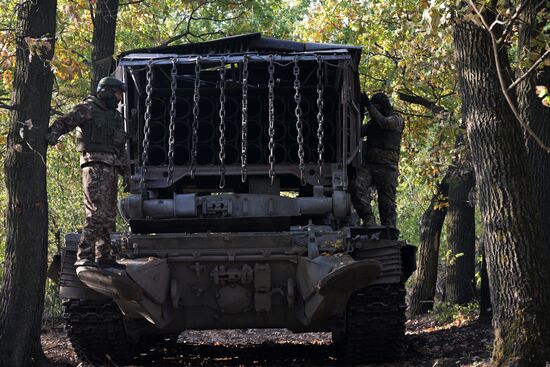 Russia Ukraine Military Operation Flamethrower Systems