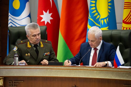 Russia CIS Defence Ministers Council