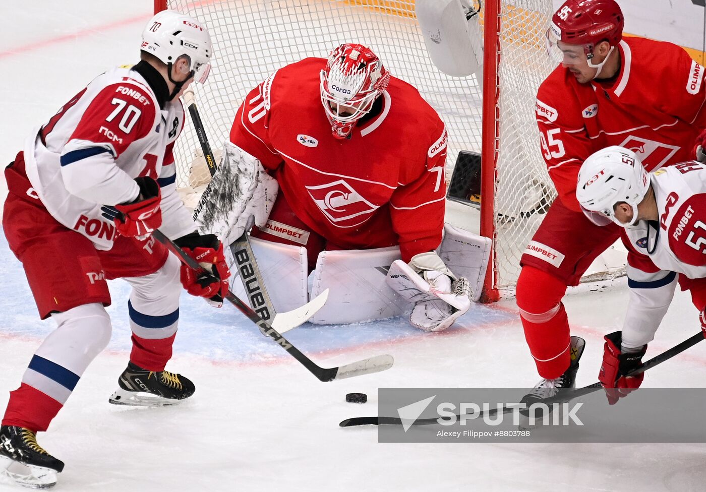 Russia Ice Hockey Kontinental League Spartak - Lokomotiv