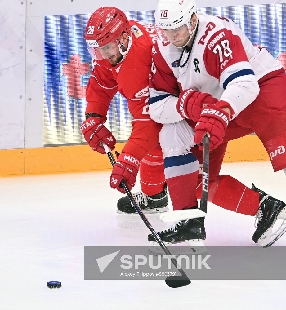 Russia Ice Hockey Kontinental League Spartak - Lokomotiv