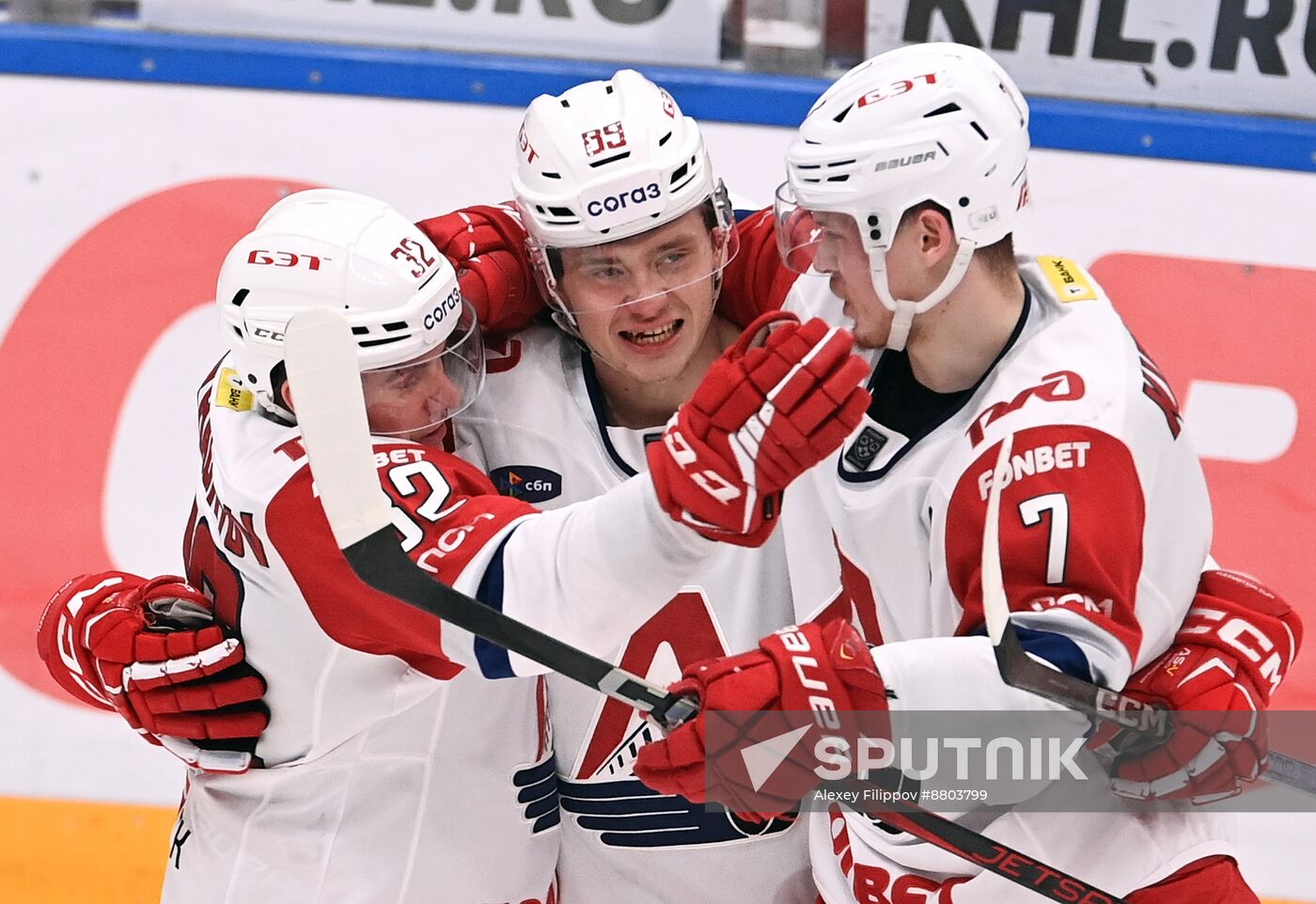 Russia Ice Hockey Kontinental League Spartak - Lokomotiv