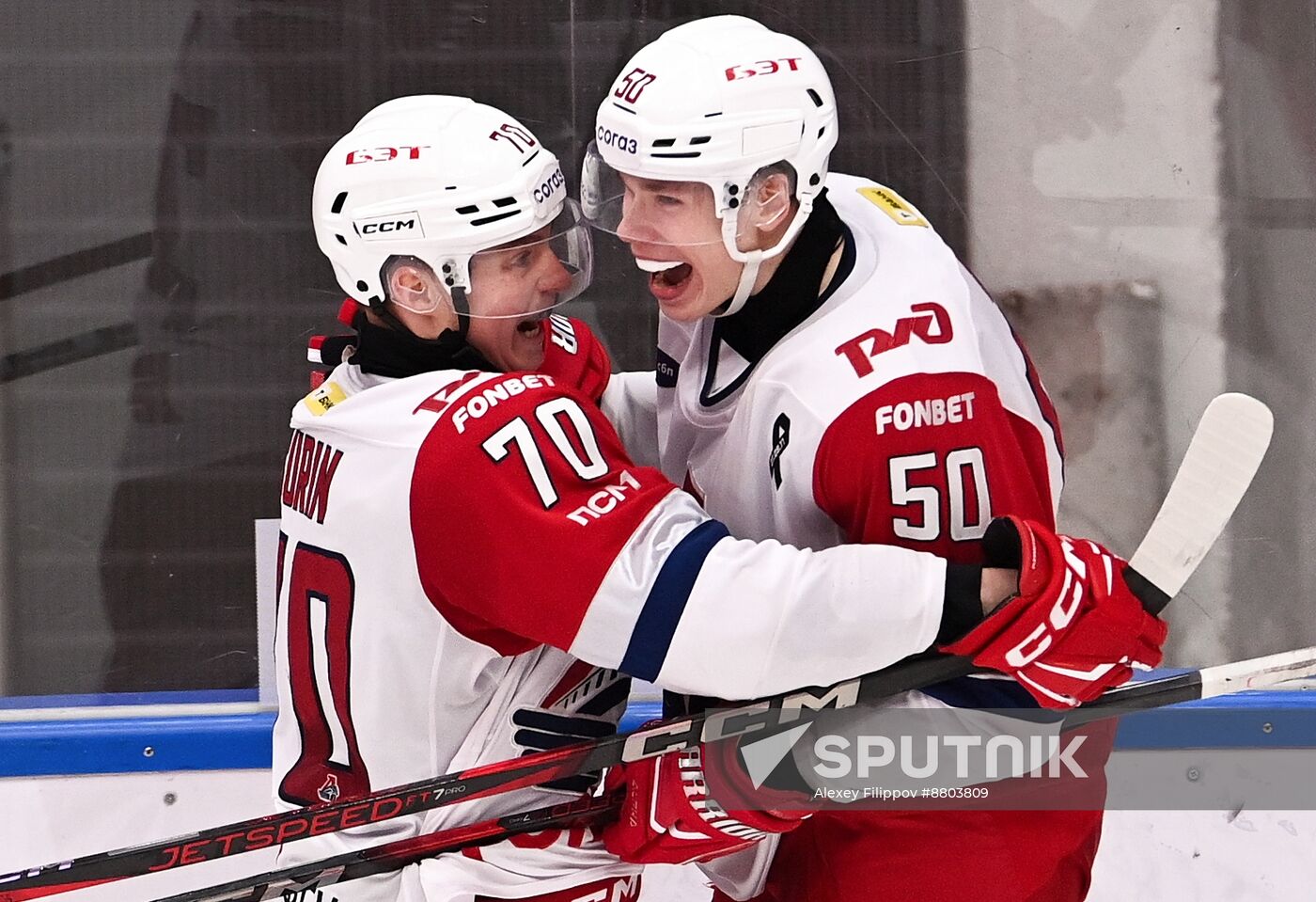 Russia Ice Hockey Kontinental League Spartak - Lokomotiv