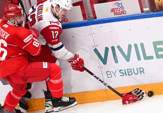 Russia Ice Hockey Kontinental League Spartak - Lokomotiv