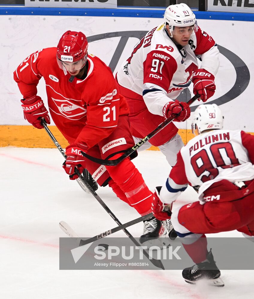 Russia Ice Hockey Kontinental League Spartak - Lokomotiv